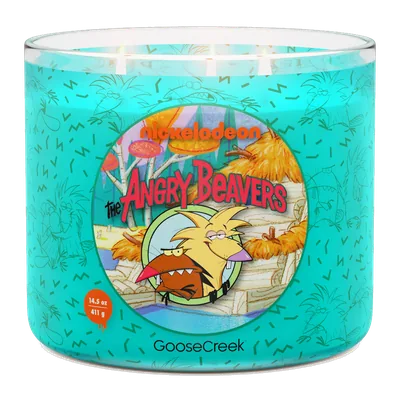 Angry Beavers candle by Goose Creek
