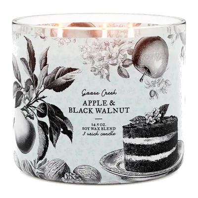 Apple & Black Walnut candle by Goose Creek