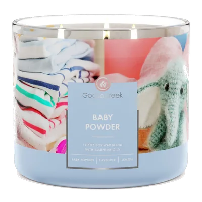 Baby Powder candle by Goose Creek