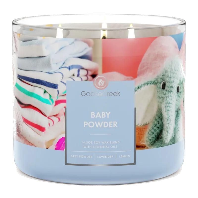 Baby Powder candle by Goose Creek