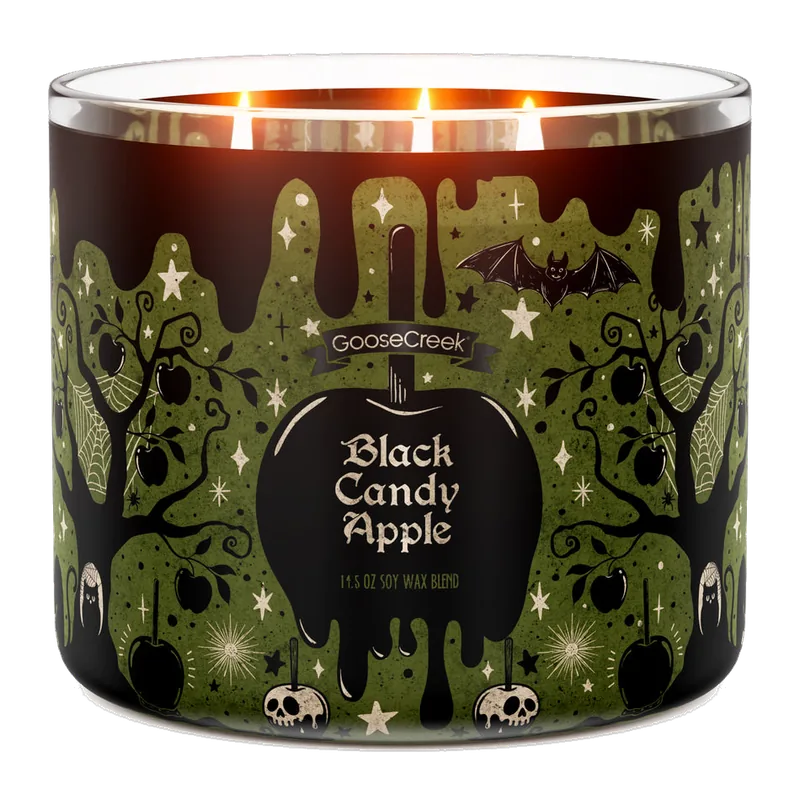 Black Candy Apple candle by Goose Creek