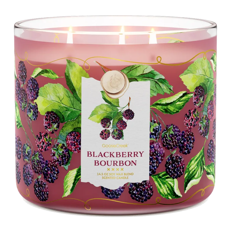 Blackberry Bourbon candle by Goose Creek