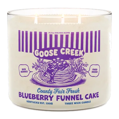 Blueberry Funnel Cake candle by Goose Creek