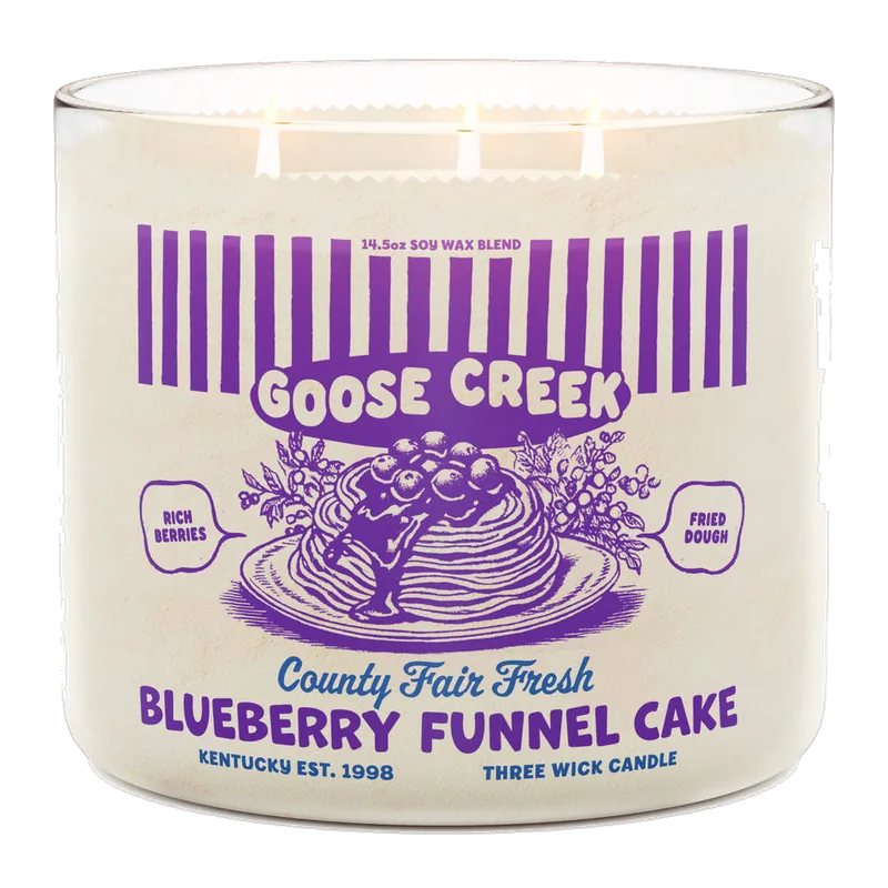 Blueberry Funnel Cake candle by Goose Creek
