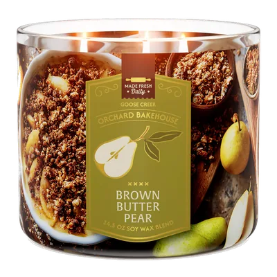 Brown Butter Pear candle by Goose Creek