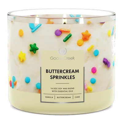 Buttercream Sprinkles candle by Goose Creek