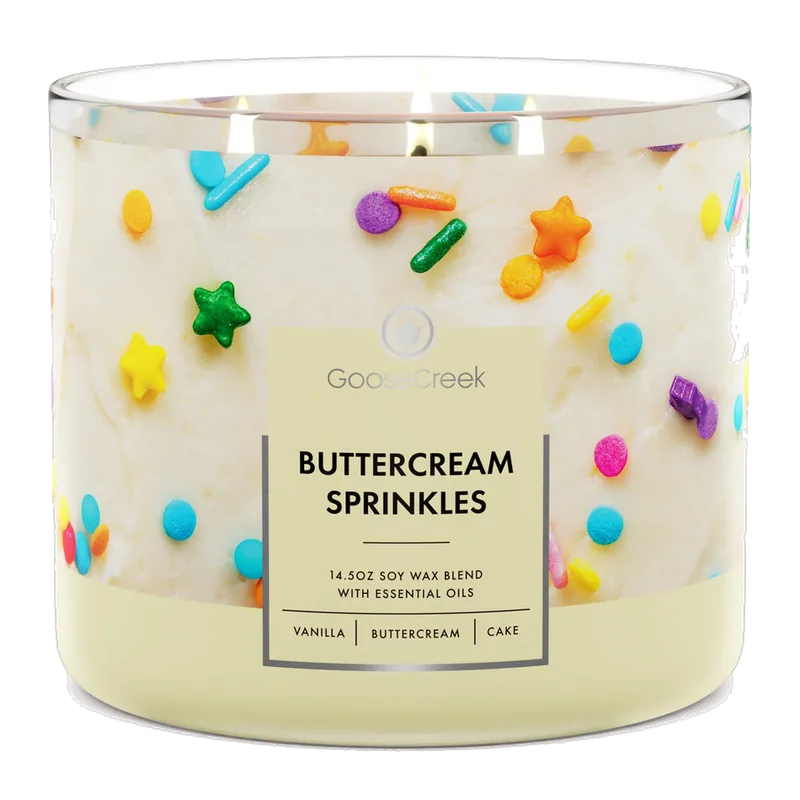 Buttercream Sprinkles candle by Goose Creek