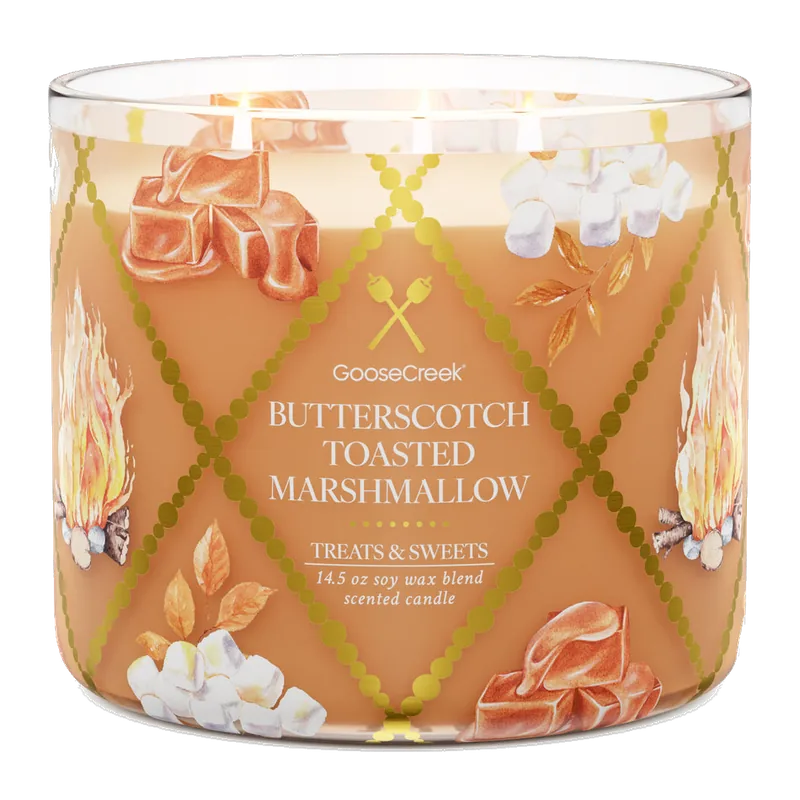 Butterscotch Toasted Marshmallow candle by Goose Creek
