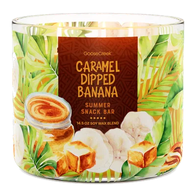 Caramel Dipped Banana candle by Goose Creek