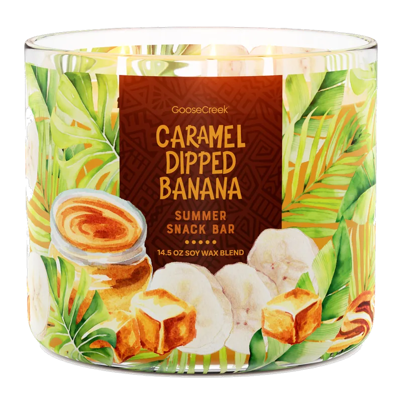 Caramel Dipped Banana candle by Goose Creek