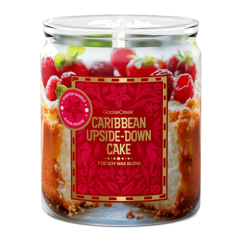 Caribbean Upside-Down Cake candle by Goose Creek