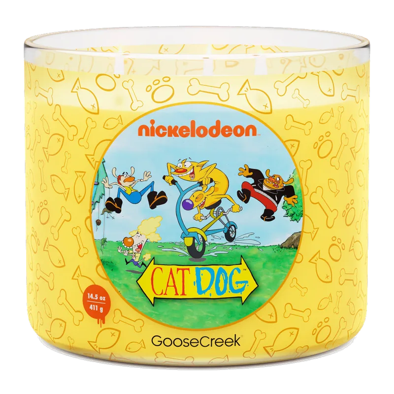 Catdog candle by Goose Creek
