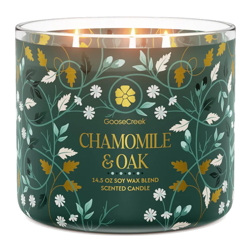 Chamomile & Oak candle by Goose Creek