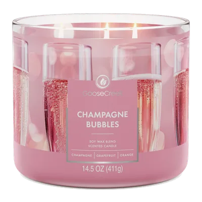 Champagne Bubbles candle by Goose Creek