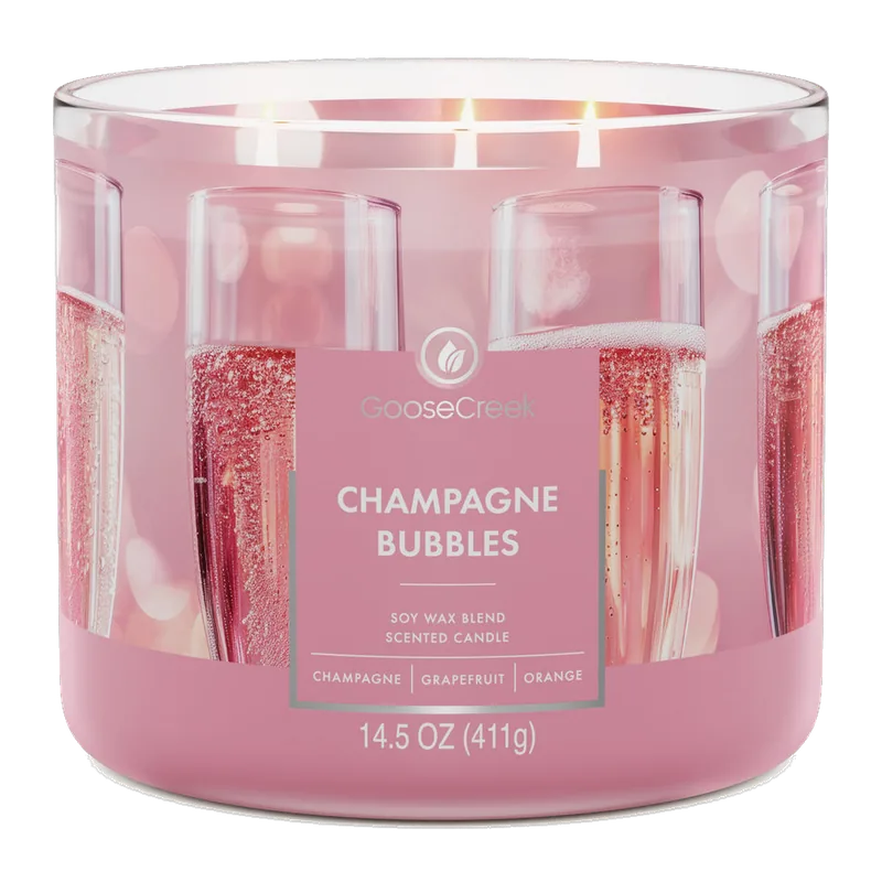 Champagne Bubbles candle by Goose Creek