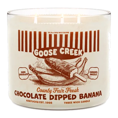 Chocolate Dipped Banana candle by Goose Creek