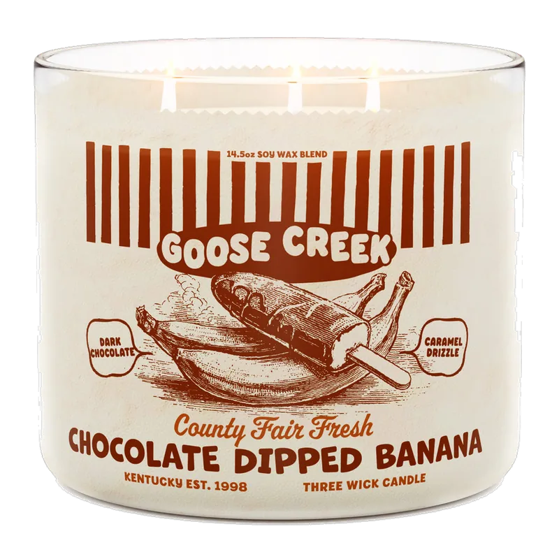 Chocolate Dipped Banana candle by Goose Creek