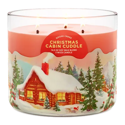 Christmas Cabin Cuddle candle by Goose Creek