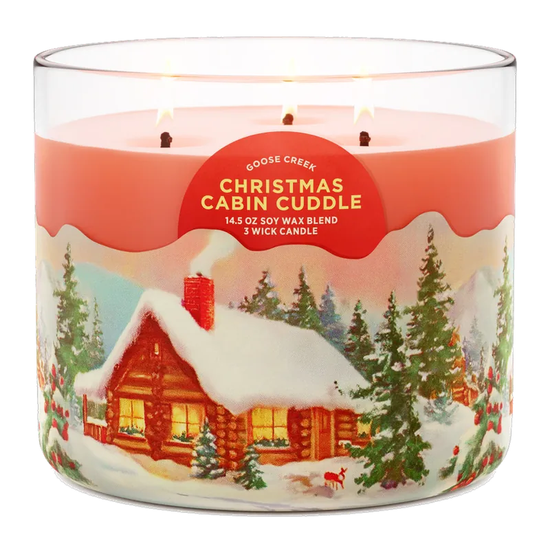 Christmas Cabin Cuddle candle by Goose Creek