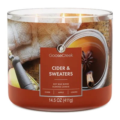 Cider & Sweaters candle by Goose Creek