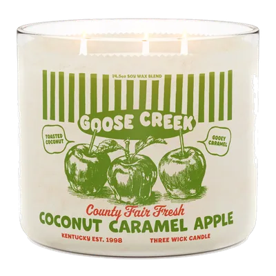 Coconut Caramel Apple candle by Goose Creek