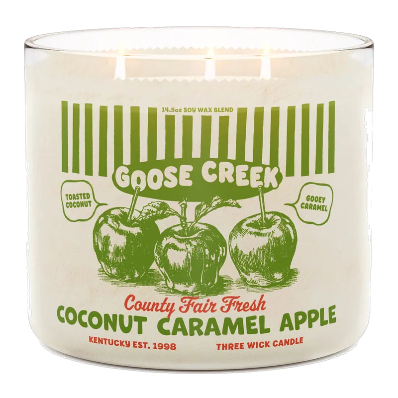 Coconut Caramel Apple candle by Goose Creek