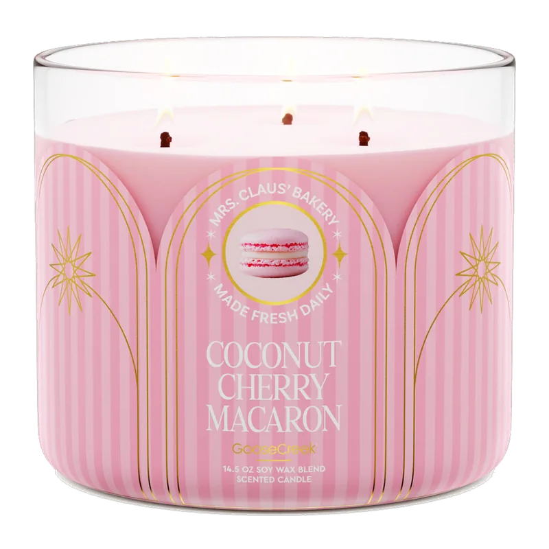 Coconut Cherry Macaron candle by Goose Creek