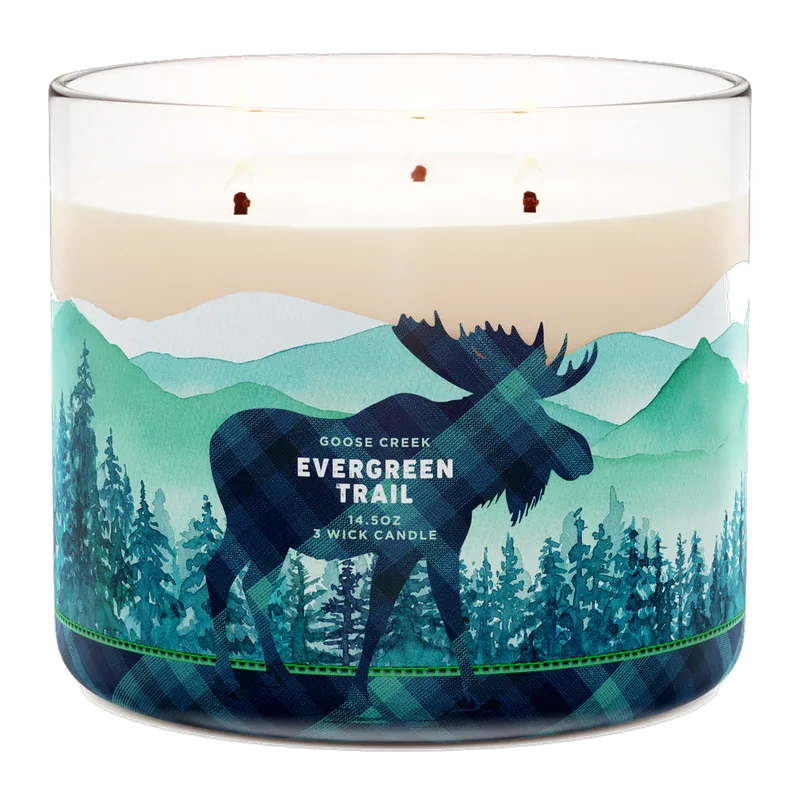 Evergreen Trail candle by Goose Creek