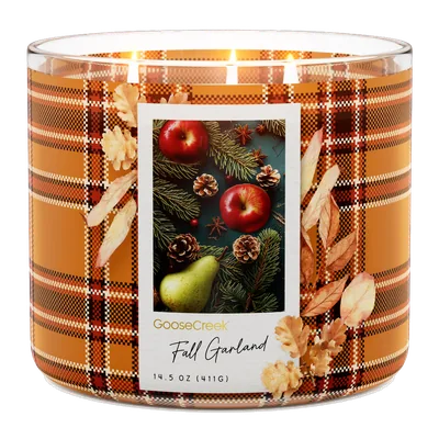 Fall Garland candle by Goose Creek