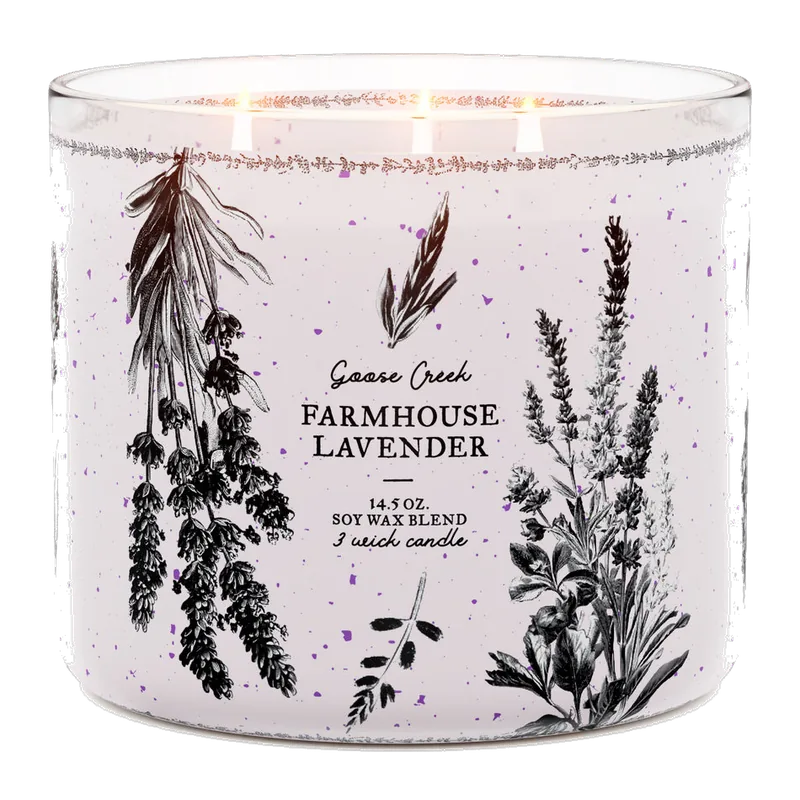 Farmhouse Lavender candle by Goose Creek