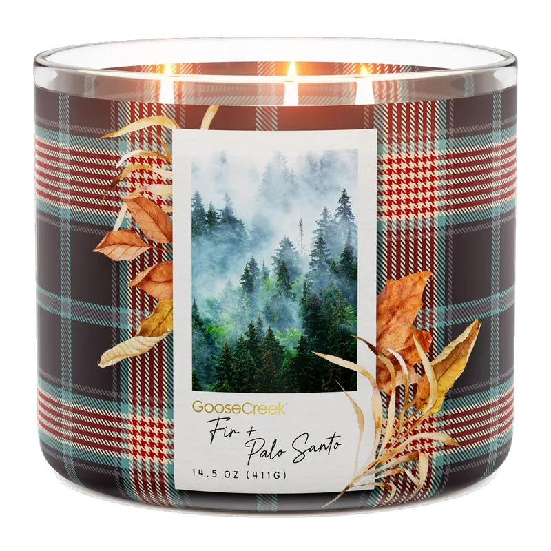 Fir & Palo Santo candle by Goose Creek