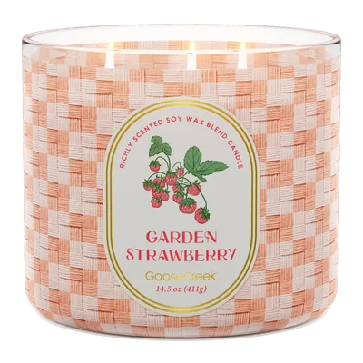 Garden Strawberry candle by Goose Creek