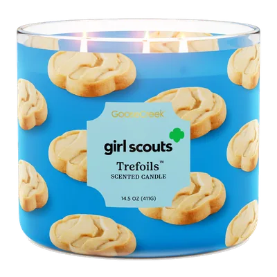 Girl Scout Trefoils™ candle by Goose Creek