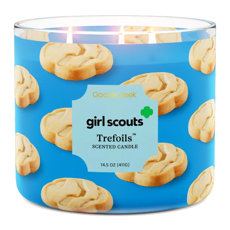 Girl Scout Trefoils™ candle by Goose Creek