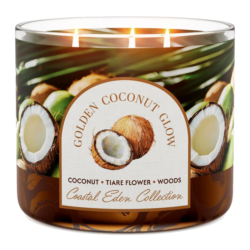 Golden Coconut Glow candle by Goose Creek