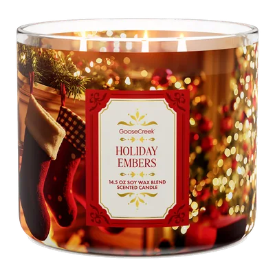 Holiday Embers candle by Goose Creek