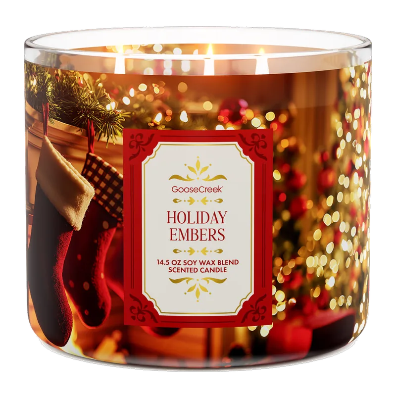 Holiday Embers candle by Goose Creek