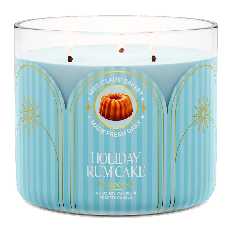 Holiday Rum Cake candle by Goose Creek