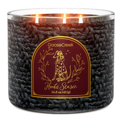 Hoodie Season candle by Goose Creek