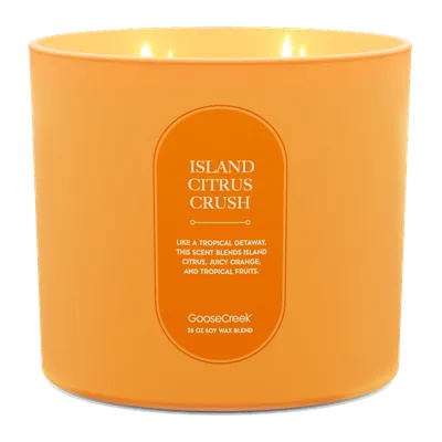 Island Citrus Crush candle by Goose Creek