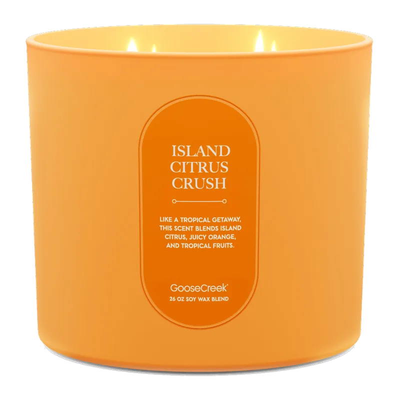 Island Citrus Crush candle by Goose Creek