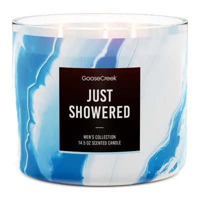 Just Showered candle by Goose Creek