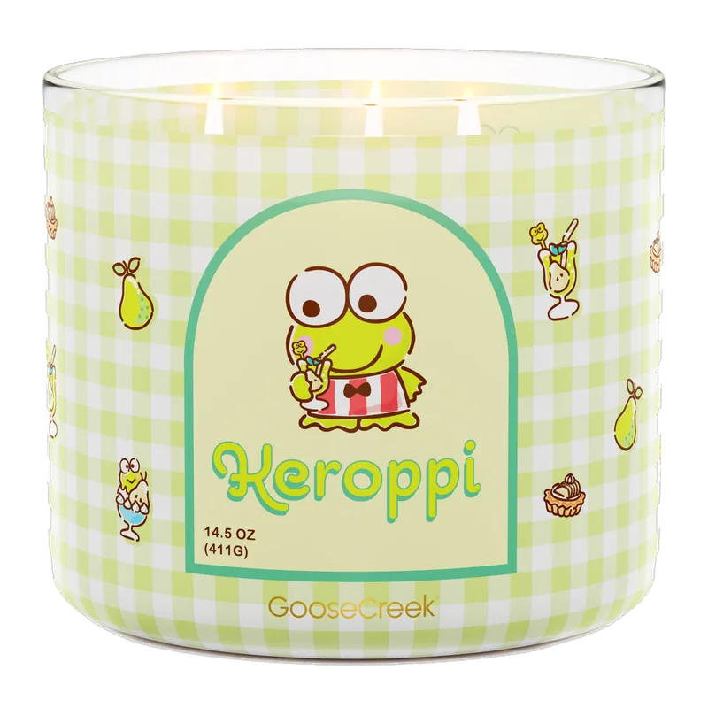 Keroppi candle by Goose Creek