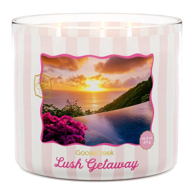 Lush Getaway candle by Goose Creek