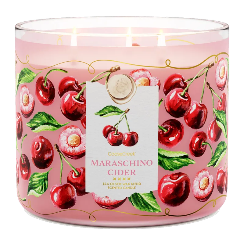 Maraschino Cider candle by Goose Creek