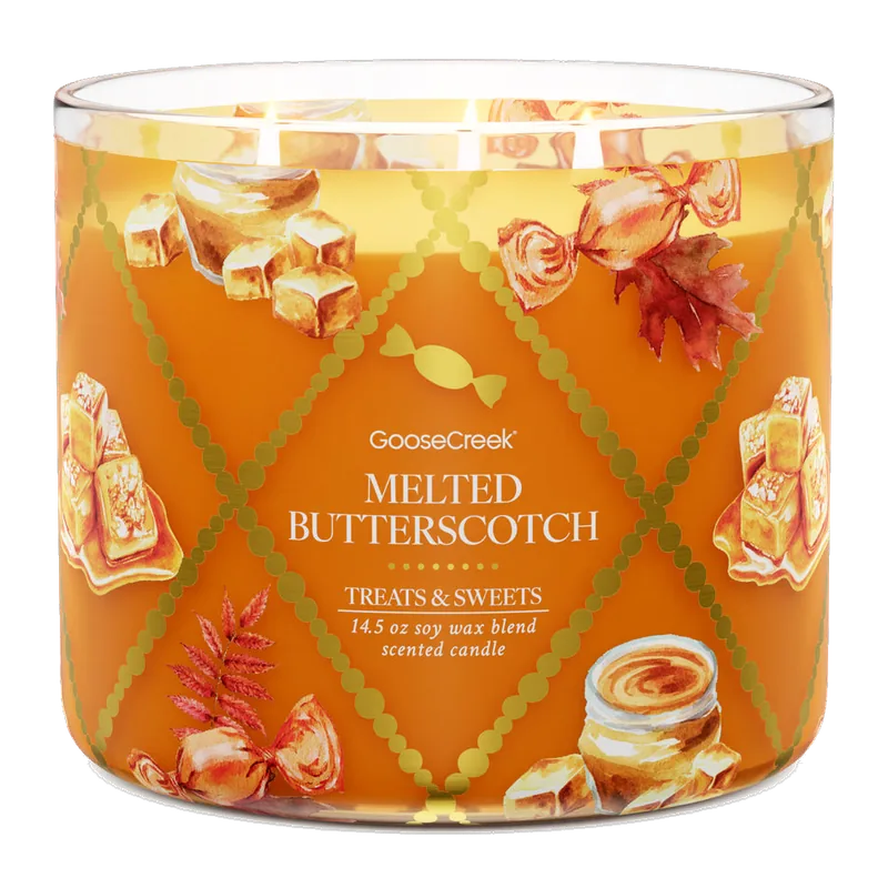 Melted Butterscotch candle by Goose Creek