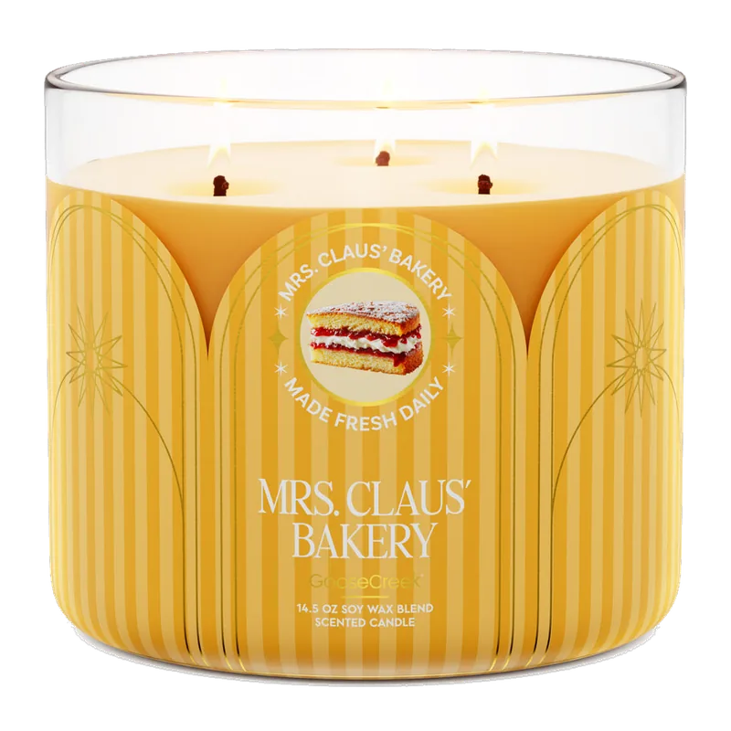 Mrs. Claus' Bakery candle by Goose Creek