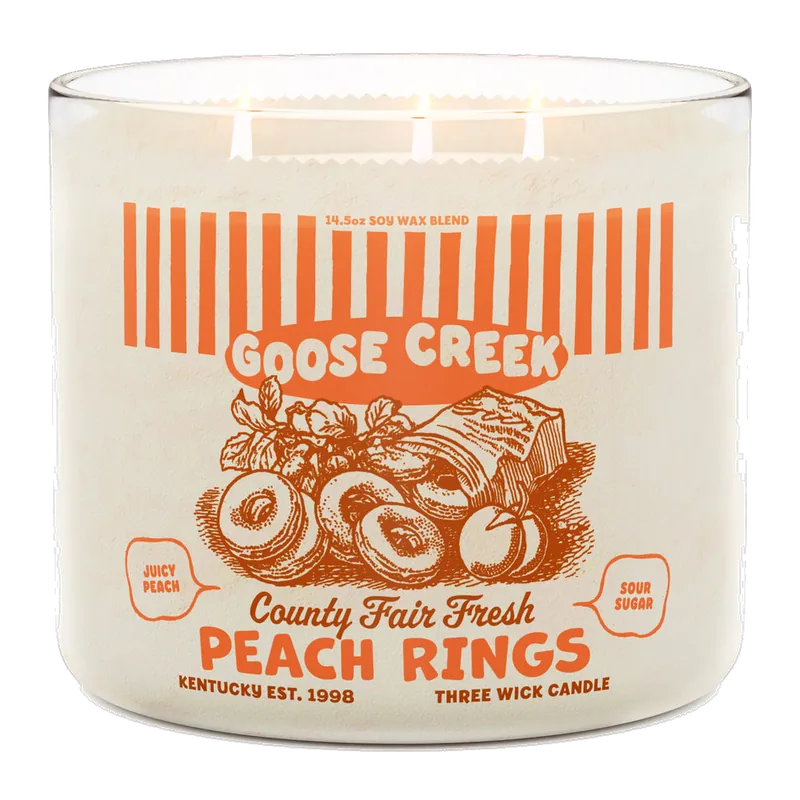 Peach Rings candle by Goose Creek