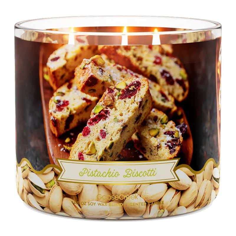 Pistachio Biscotti candle by Goose Creek