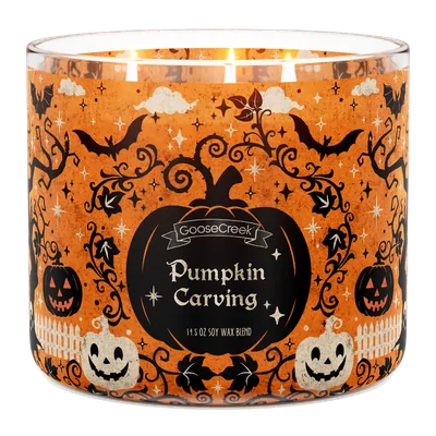 Pumpkin Carving candle by Goose Creek